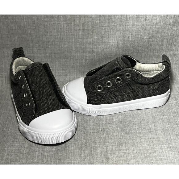 Cat & Jack Dwayne Slip On Sneakers~Charcoal Gray~Toddler Size 5~NWOT - Picture 1 of 6